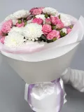 "Букет из кустовых роз и хризантем "Элли"" – Фото 0