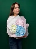 "Монобукет из 3 гортензий микс" – Фото 2