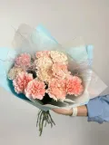 "Букет из розовых диантусов с Ковылем" – Фото 5