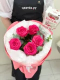 "Розовые розы и конфеты" – Фото 1