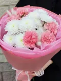 "Букет с диантусами и хризантемами "Кружева"" – Фото 0