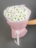 "Нежный букет из 5 кустовых хризантем" – Фото 4