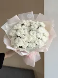"Монобукет из 9 кустовых хризантем " – Фото 0
