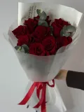 "Букет из роз и эвкалипта" – Фото 3