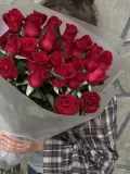 "25 красных роз 60см " – Фото 2
