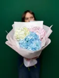 "Монобукет из 3 гортензий микс" – Фото 0