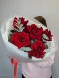 "Монобукет Эксплорер с эквалиптом Для Любимой" – Фото 0