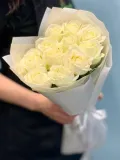 "Букет из 11 белых роз" – Фото 0