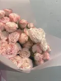 "Нежные розовые пионовидные розы бомбастик" – Фото 2