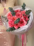 "Букет из 9 роз Mandarin X-pression" – Фото 1