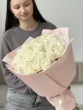 "Белые пион розы" – Фото 0