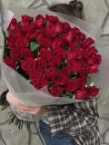 "51 красная роза 60см " – Фото 1