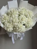 "Обьемный букет с ажурными розами -9 штук" – Фото 1