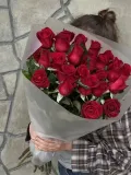 "25 красных роз 60см " – Фото 1