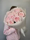 "9 пионовидных роз Pink O'Hara" – Фото 0