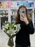 "Букет-комплимент в зелёном оттенке" – Фото 4