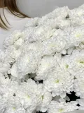 "Букет из белых махровых хризантем" – Фото 4