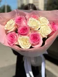 "Букет "Розовое с белым"" – Фото 3