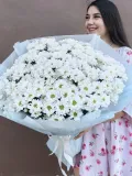 "Букет-гигант из ромашковых хризантем" – Фото 0