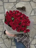 "51 красная роза 60см " – Фото 0