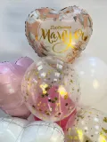 "Набор шаров с гелием № 717 - с днем рождения, мамочка" – Фото 1