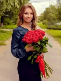 "Букет из красных роз Премиум (80 см) - 21 шт" – Фото 1