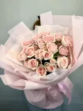 "Изысканные розовые кустовые розы" – Фото 3