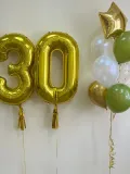 "Набор шаров с гелием № 659 - с цифрами 30" – Фото 2