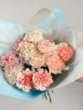 "Букет из розовых диантусов с Ковылем" – Фото 2