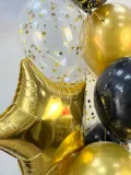 "Набор шаров с гелием № 704 - с днем рождения, денежный магнат" – Фото 2