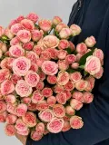 "Букет из 51 розовой кустовой розы" – Фото 1