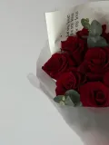 "Букет из роз и эвкалипта" – Фото 4