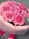 "АКЦИЯ!! ПИОНОВИДНЫЕ ФРАНЦУЗСКИЕ РОЗЫ ПРЕМИУМ 7 шт и эвкалипт" – Фото 3