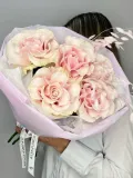 "Французские розы Пинк Мондиаль с хасмантиумом" – Фото 3