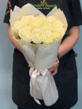 "Букет из 11 белых роз" – Фото 3