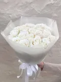 "Букет из 21 белой розы" – Фото 0