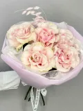 "Французские розы Пинк Мондиаль с хасмантиумом" – Фото 4