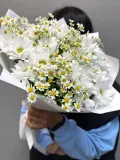 "Хризантема кустовая и ромашка" – Фото 1