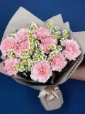 "Авторский букет с диантусом и ромашками" – Фото 0