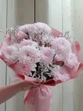 "Букет из кустовой хризантемы Розовое шампанское " – Фото 0