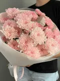 "Букет из 5 розовых хризантем «Розовая нежность»" – Фото 1