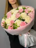"Букет из кружевных стойких диантусов 25 шт" – Фото 1