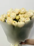 "букет из пионовидной кустовой розы 5 60см" – Фото 1