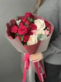 "Сборный букет с парфюмированными розами О'хара" – Фото 0
