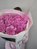 "Монобукет диантусов со стифой" – Фото 4