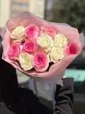 "Букет "Розовое с белым"" – Фото 0