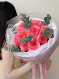 "Букет из 9 роз Mandarin X-pression" – Фото 0
