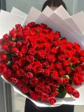 "Букет 101 красная Роза «Для самой..»" – Фото 1