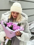 "Монобукет из лунных диантусов" – Фото 3