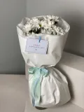 "Нежный букет из хризантем для мамы на День матери " – Фото 0